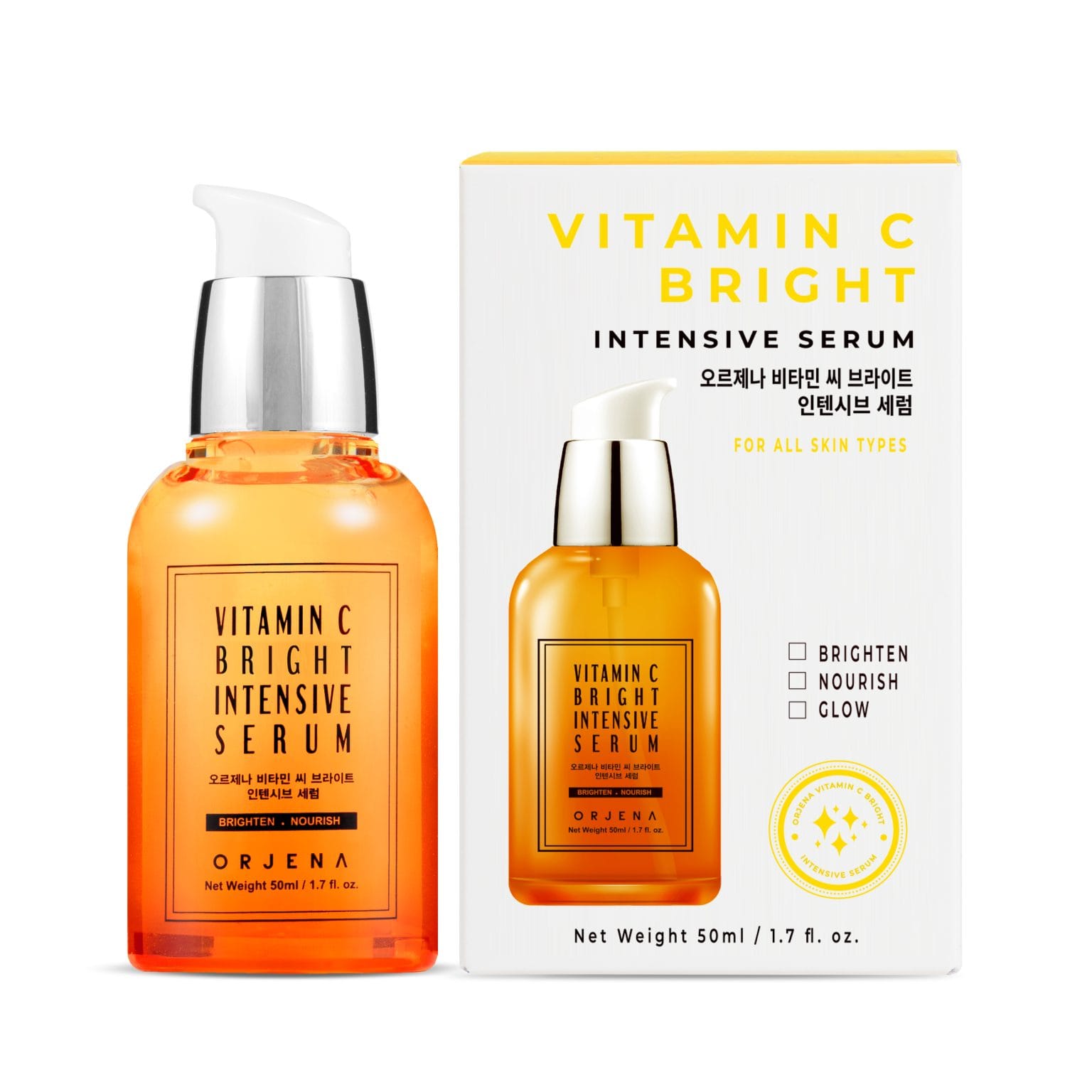 Серум Vitamin C Bright Intensive, Orjena, 50мл - Be Well Store