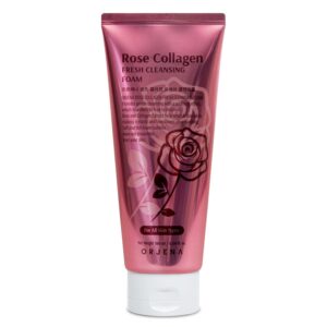 Почистваща пяна с колаген, ROSE COLLAGEN FRESH, 180мл, Orjena