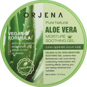 Хидратиращ и успокояващ гел с алое вера, Aloe Vera Moisture Soothing Gel, 300 мл, Orjena